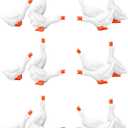 Tiny Garden Goose Fairy Garden Accessories Miniature Figurine Decoration for Micro Landscape Terrarium- 18 pcs Geese