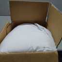 Bedluxe Twin Bed Wedge Pillow for Headboard, Headboard Pillow, Bed Gap Filler, Mattress Wedge - Fill The Gap (0-7") Between Headboard and Mattress (White, 39"x10"x6")