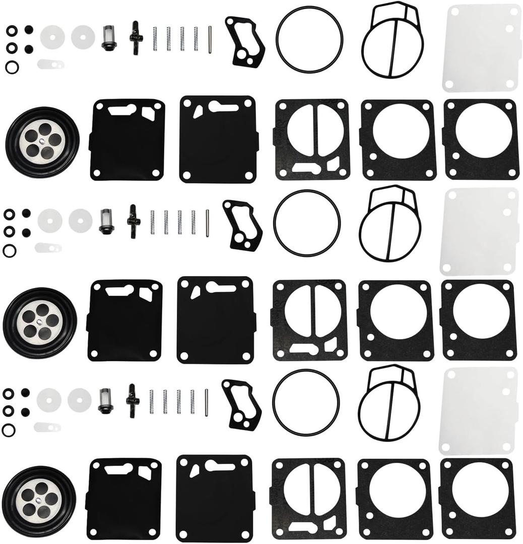 3Pcs Carburetor Carb Rebuild Kit Fit for Polaris SL SLT SLX 650 750 780 1992-1997