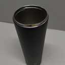 Manna Ranger Double-wall Insulated Stainless Steel Tumbler with Leak-proof Smart Seal Lid and Reusable Tritan Straw - 40 Oz - Black