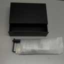 VOLDRA Toilet Paper Holder with Shelf Black Wipes Dispenser for Bathroom Toilet Paper Holder with Storage Upgrade Drawer Design Toilet Tissue Holder Adhesive Small Bathroom Shelf Wall Mount