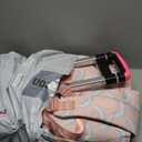 3PCS Girls Rolling Backpack Elementary Student Schoolbag Travel Trolley Bag Wheeled Bookbag with Lunch Box (6 Wheels, 3pcs-pink-6 Wheels)