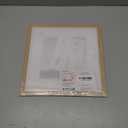 upsimples 12x12 Picture Frame, Display Pictures 8x8 with Mat or 12 x 12 Without, Wall Hanging Square Frames, Natural, 1 Pack