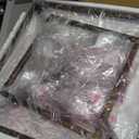 Chandelier for Dining Room, 4Light Rustic Chandelier Fixtures, Vintage Ceiling Light with Adjustable Height, Antique Bronze Geometric Hanging Light for Bedroom, Foyer, Kitchen, Living Room, Entryway