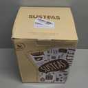 SUSTEAS Electric Kettle - 57oz Hot Tea Kettle Water Boiler with Thermometer, 1500W Fast Heating Stainless Steel Tea Pot, Cordless with LED Indicator, Auto Shut-Off & Boil Dry Protection, Beige