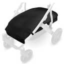 Quintriae Stroller Basket Cover for UPPAbaby Vista V2 & V3 Accessories – Water-Resistant Storage Protector, Conceals Items, Easy Clip-On Access