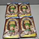 4 x Lucky Charms Chocolatey Chocolate Cereal with Marshmallows, Kids Breakfast Cereal, Made with Whole Grain, 10.6 oz (EXP 12/11/26)