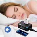 250W Converter Plug WAUDM International Travel Converter with 4 USB Ports, Reduces 220V to 110V, Suitable for 100V-240V Areas, Black