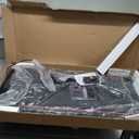 Walking Pad Treadmill with Handle Bar, Compact Portable Treadmills for Home Small, Electric Walking Pads with Handles, 3.5HP Quiet and LED Display, 400 LBS Capacity (Black 1)