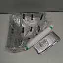 Corner Counter Organizer, 2-Tier Bathroom & Kitchen Storage Tray with Hooks | Clear Vanity Organizer for Skincare, Makeup & Jewelry (Grey)