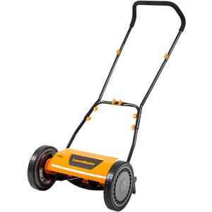 LawnMaster LMRM1401 Push Reel Lawn Mower 14-Inch 5-Blade