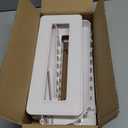 2 Pack Soda Can Organizer,Can Dispenser for Refrigerator Drink Storage Rack for Standard and Tall Can Pop Can Holders for Pantry Cabinet White