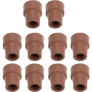 10Pcs Crutch Tip 19mm Slip Proof Walking Cane Foot Rubber Accessory Set Kit for Replacement