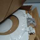 Bemis 1500EC Durable Wooden Toilet Seat, Easy Clean Hinges, Made in USA, Elongated, White