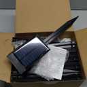 Solar Spot Lights Outdoor 10 Pack, [46 LED/3 Modes] Solar Landscape Spotlights Waterproof, 2-in-1 Auto On/Off Solar Powered Lights for Outside Yard Garden Wall Pathway(Cool White)