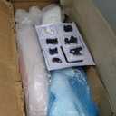 Primy Drafting Chair Tall Office Chair with Flip-up Armrests Executive Ergonomic Computer Standing Desk Chair with Lumbar Support and Adjustable Footrest Ring (Rose Quartz)