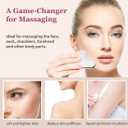 Stainless Steel Gua Sha and Face Roller Set, Facial Tool for Face Sculpting, Metal Skin Care, Massager for Women