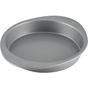 Farberware Nonstick Bakeware Baking Pan / Nonstick Cake Pan, Round - 9 Inch, Gray, 1 Count (Pack of 1)