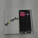 SCORPIFY for iPhone 16 Pro Max Case [Compatible with MagSafe] with Matte Black Leopard Cheetah Print Design, Cute Magnetic Phone Cover for Women Girls and Men, Slim Bumper with Stylish Pattern