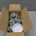 26 Pcs Mini Disco Balls Decor Silver Mirror Hanging Disco Ball Ornaments for Party Decorations Christmas Tree Wedding Music Festival Prom Props