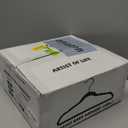 HOUSE DAY 11 Inch Velvet Baby Hangers 50 Pack Lt-Purple, Premium Kids Hangers for Children, Infant & Toddler Clothes, Durable Non Slip Small Baby Felt Hanger for Closet, Ideal for Everyday Use