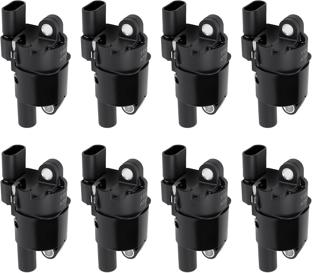 OCPTY UF742 Ignition Coil Compatible with 2016-2019 for Cadillac for CTS 6.2L/V8 for 8 Coil Packs-4 Pins