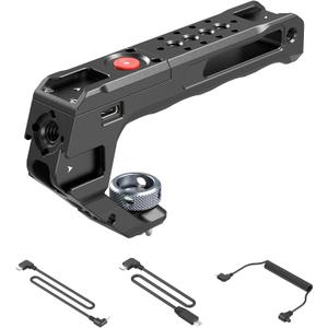 SMALLRIG Top Handle with Record Start/Stop Remote Trigger for ARRI 3/8-16 Hole, Compatible with Sony A7 III/ FX3/ A6600, for Canon R5II/ R5C, for FUJIFILM X-H2S/ X-T5, for Panasonic S5 II/ GH5