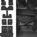 Naibeve Floor Mats for 2026 Hyundai Palisade Hybrid 7 Seats/Captain Seat(Not for Gas) - All Weather Floor Mats & Trunk Mat with Backrest Mats & Second Row Backrest Mats Accessories