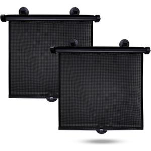 EcoNour Car Window Shades for Windows (2 Pack) | Shade Automotive Interior Sun Protection Large Offers Complete from UV Rays and Glare 18" x 20"