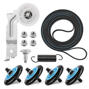 Upgraded Samsung Dryer Parts Dryer Repair Kit for DC97-16782A Samsung Dryer Roller Replacement Kit, DC93-00634A Dryer Idler Pulley, 6602-001655/5ph2337 Dryer Belt, Replacement for DV40J3000EW/A2 Parts