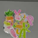 34PCS Easter Magnets Garage Door Decorations - Magnetic Refrigerator Car Magnet Outdoor Holiday Decor(Happy Easter)