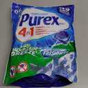 Purex 4-in-1 Laundry Detergent Pacs, Mountain Breeze, 66 Count, Brightening and Whitening, Powerful Clean, Tough on Stains, Boost of Freshness