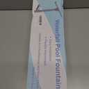 Pool Fountains for Above and In-Ground Pools,Dual Spray High Pressure Pool Sprinkler Fountain 360 Adjustable Pool Water Fountain Pool Chiller Water Fun Pool Aerator Backyard Decor Outdoor Pools