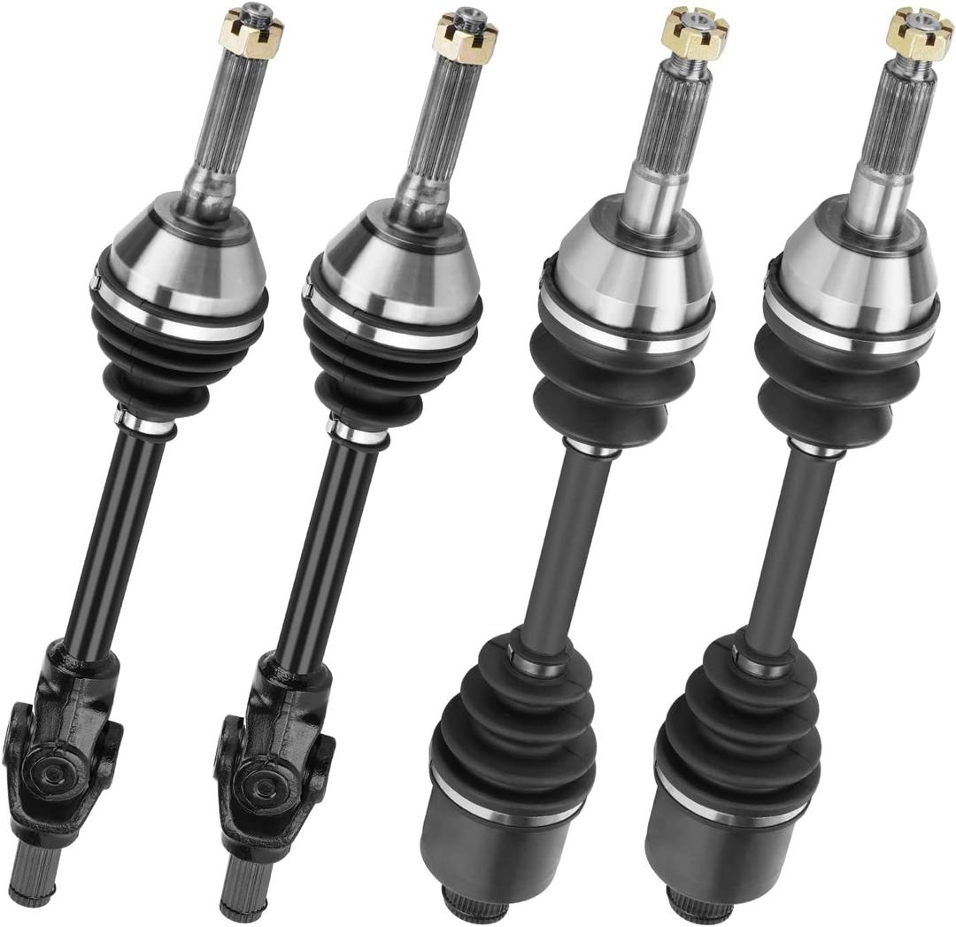 Front and Rear ATV CV Axle Drive shaft Assembly Set for Polaris Sportsman 400 500 600 700/Magnum 330/ATP 330 500 2002 2003 2004 2005- Full Set