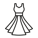 Black One-Shoulder Draped Dress – Elegant Evening Gown for Women, Size S 