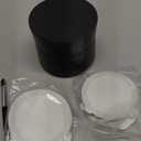 Nessus Reusable Kit for Nespresso Pods Vertuo, Reuse Old Coffee Pods for Nespresso Vertuo: 100 Pcs Aluminum Foil Seal Lid, Holder, Brush, Refillable Vertuo Plus Next Capsule Machine(No Pods Come) (Black)