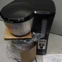 BLACK+DECKER 12 Cup Thermal Programmable Coffee Maker with Brew Strength and VORTEX Technology, Black/Steel, CM2046S