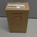 OURCABECUE Upgrade 2 in 1 Oil Sprayer for Cooking, 17oz LightBlocking Glass Olive Oil Dispenser Bottle for Kitchen,FoodGrade Oil Mister with 8 Stickers for Salad, Frying (Grey)