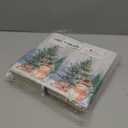 100 Pcs Christmas Snowman Napkins, 3 Ply Disposable Guest Paper Napkins for Xmas Tree Decorative, Winter Christmas Cocktail Guest Hand Towel for Party Lunch Dinner Kitchen Bathroom