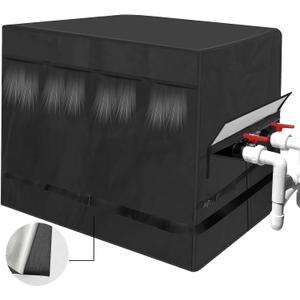 Pool Heater Cover for Hayward,1200D double layer fabric Pool Heater Cover for Outside Units Pool Heater Winter Cover Waterproof Pool Pump Covers Pool Pump Equipment Cover 40" L X 34" W X31 H