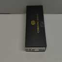 CHRISTINE SHELLY Hair Straightener Brush, Portable Cordless Mini Straightening Brush for Travel, Negative Ion Hot Comb Hair Straightener with 9 Temps for Women, Anti-Scald Ceramic, Fast Charge (A-black With Rose Red)