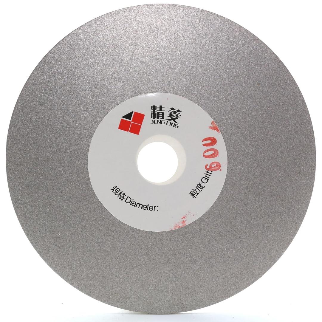 JINGLING Diamond Flat Lap Disc Grinding Disk 4" inch 100mm Arbor 5/8 Grit 600 Fine