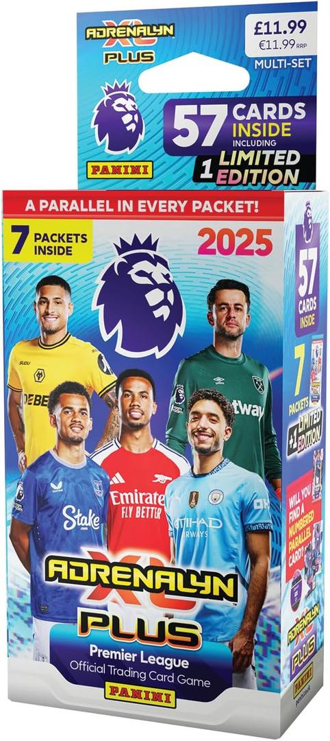 Premier League Adrenalyn XL Plus 2025 Official Trading Card Game - Multiset