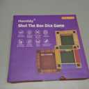 1-4 Players Shut The Box Dice Game, Traditional Wooden Pub Bar Board Game, Family Classics Tabletop Version Games for Classroom, Party, or Pub