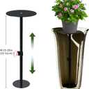 Adjustable Plant Riser For Inside Pots，Adjustable Plant Stand，Pot Filler For Artificial Indoor Outdoor Plants (M11-20)