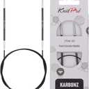 KnitPro Karbonz Fixed Circular Needle 24"(60cm) | US Size 2 (2.75mm)