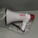 Pyle 40W Megaphone Bullhorn with 1400-Yard Range, Built-in Siren & Adjustable Volume, Ergonomic Pistol Grip, Detachable Handheld Mic, Perfect for Indoor/Outdoor Sports, Events, & Emergency Use