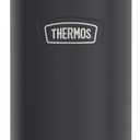 THERMOS ICON SERIES Stainless Steel Water Bottle with Spout - 24 Ounce, Granite - Vacuum Insulated Water Bottle with Lid