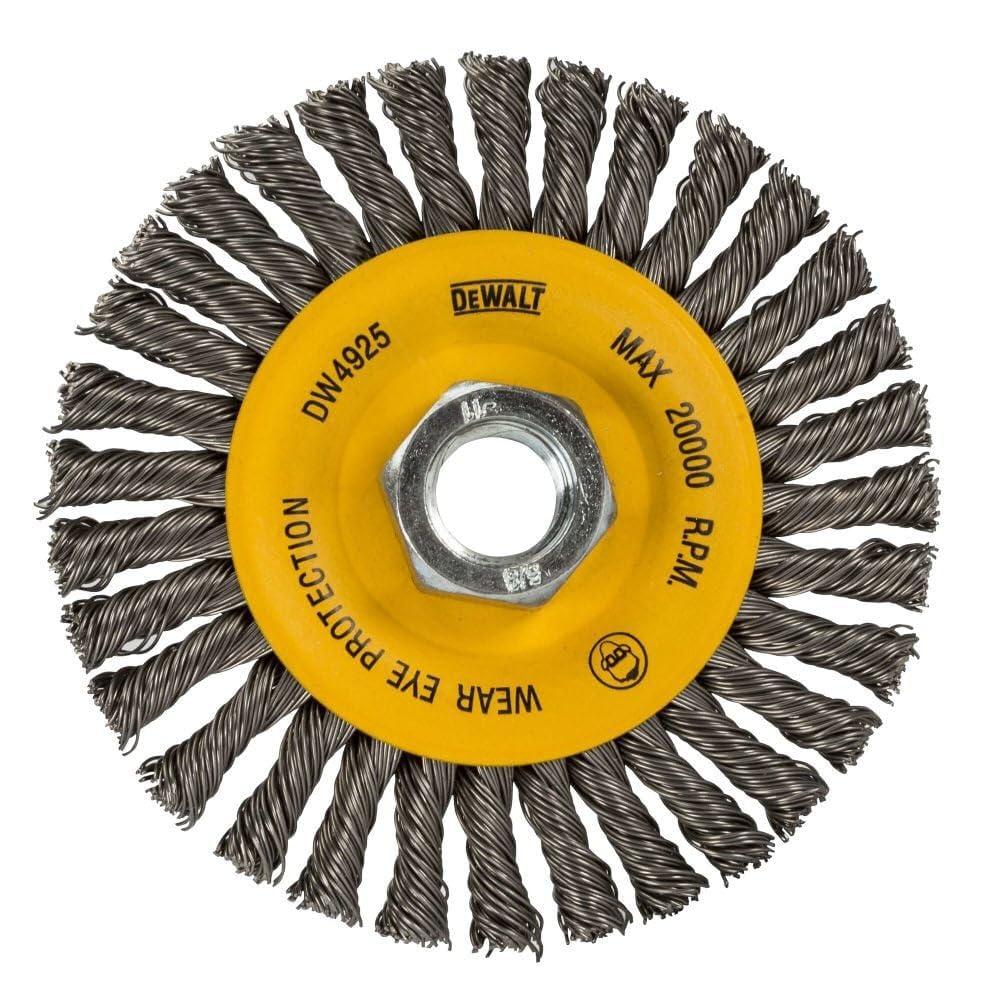 DeWalt Accessories DW4925 4x5/8-11.020 Wire Wheel (One Size)