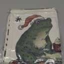 Christmas Frog Pillow Covers Xmas Throw Pillows Home Sofa Living Room Decorative Cushion Case 18x18 Inch Set of 4